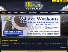 Tablet Screenshot of bellwarriors.ca